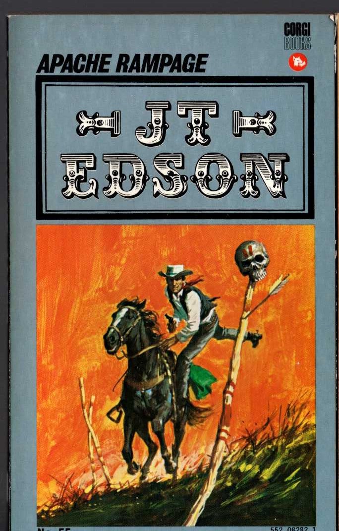 J.T. Edson  APACHE RAMPAGE front book cover image