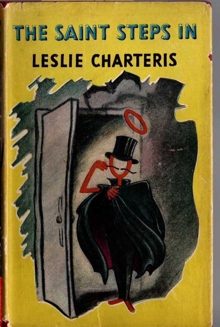 THE SAINT STEPS IN front book cover image