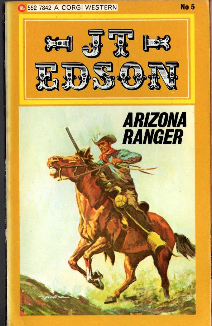 J.T. Edson  ARIZONA RANGER front book cover image