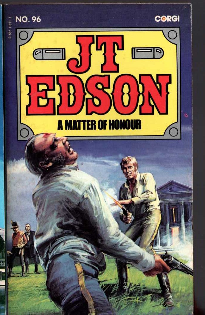 J.T. Edson  A MATTER OF HONOUR front book cover image