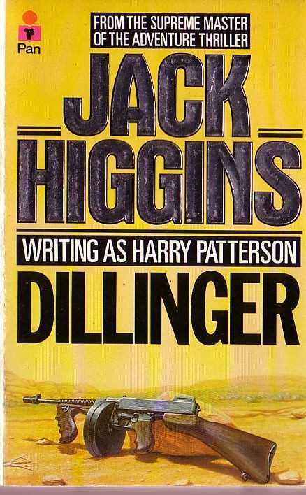 Harry Patterson  DILLINGER front book cover image
