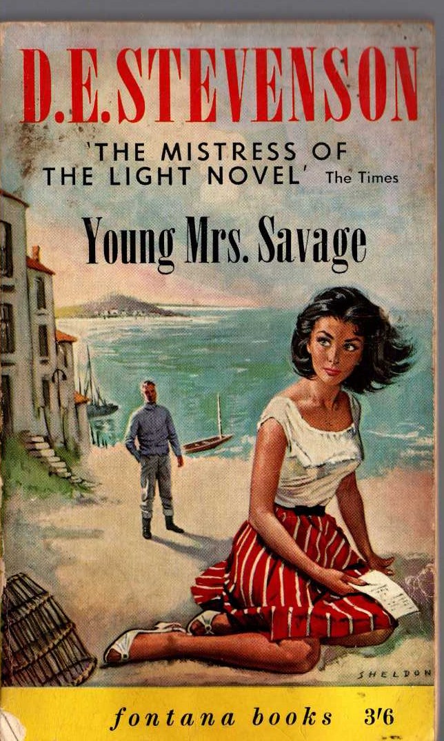D.E. Stevenson  YOUNG MRS. SAVAGE front book cover image