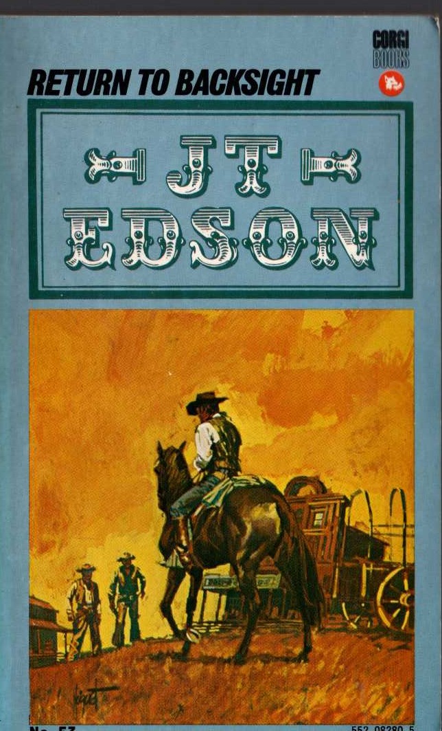 J.T. Edson  RETURN TO BACKSIGHT front book cover image