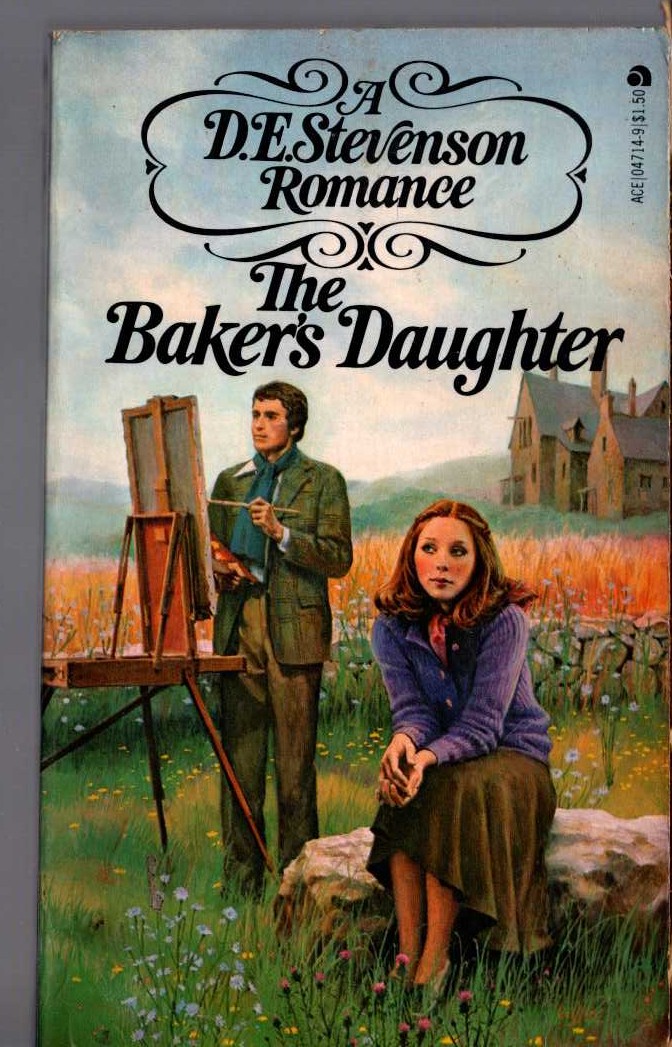 D.E. Stevenson  THE BAKER'S DAUGHTER front book cover image
