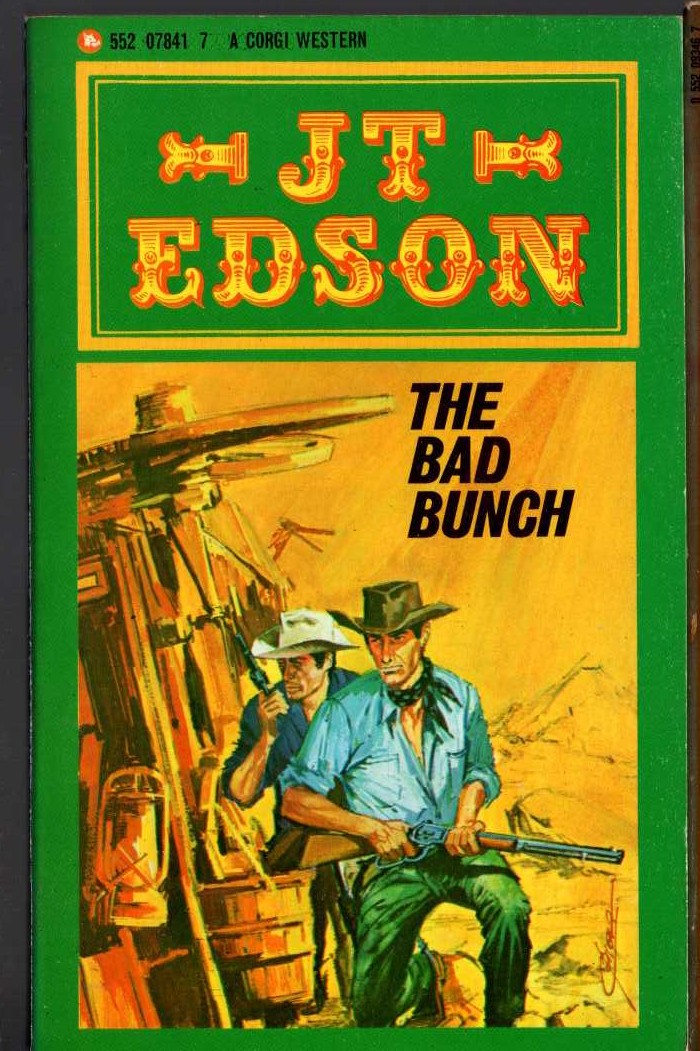 J.T. Edson  THE BAD BUNCH front book cover image