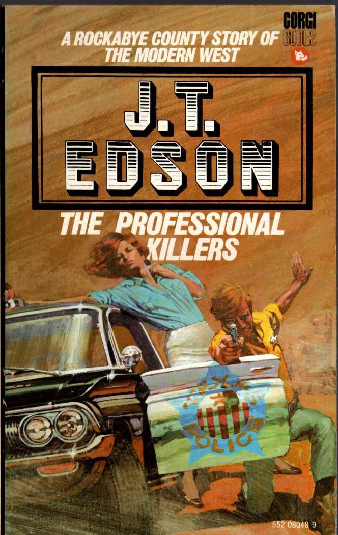 J.T. Edson  THE PROFESSIONAL KILLERS front book cover image