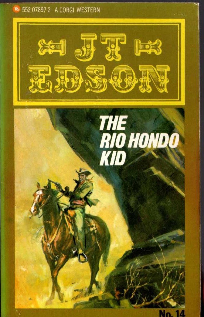 J.T. Edson  THE RIO HONDO KID front book cover image