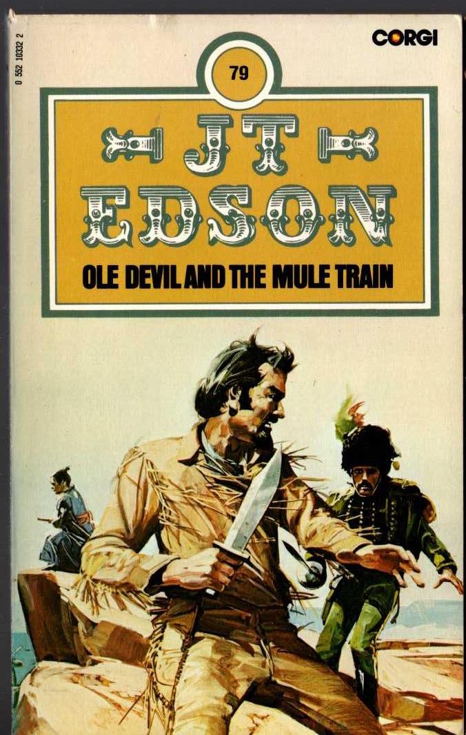 J.T. Edson  OLE DEVIL AND THE MULE TRAIN front book cover image