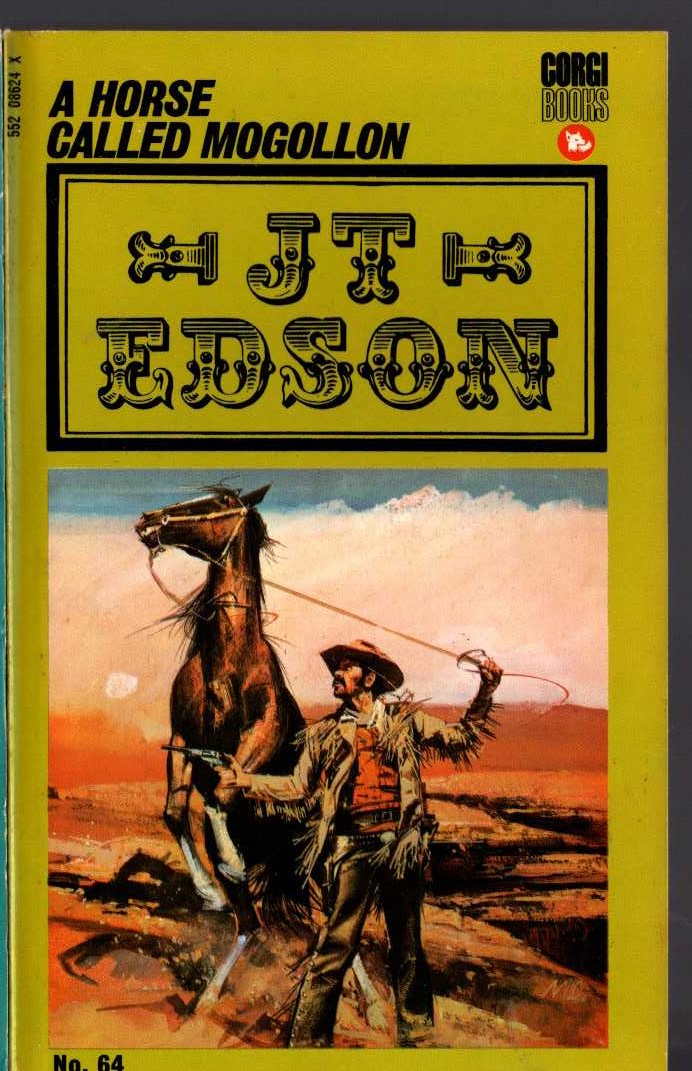 J.T. Edson  A HORSE CALLED MOGOLLON front book cover image