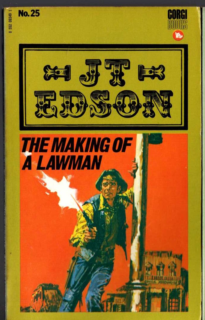 J.T. Edson  THE MAKING OF A LAWMAN front book cover image