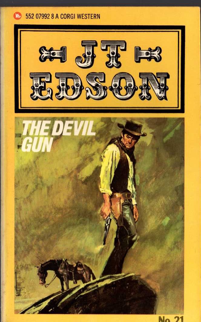 J.T. Edson  THE DEVIL GUN front book cover image