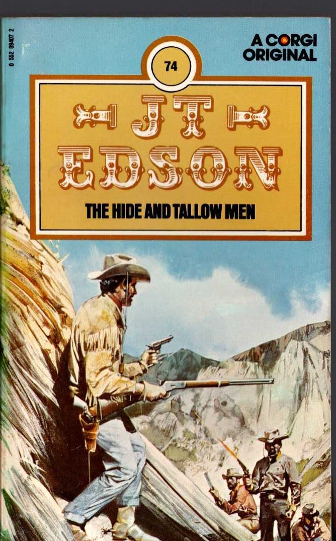 J.T. Edson  THE HIDE AND TALLOW MEN front book cover image