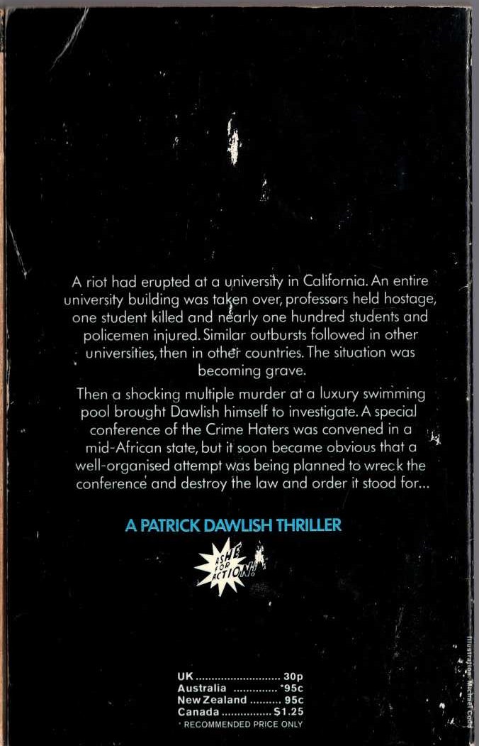 Gordon Ashe  A RABBLE OF REBELS magnified rear book cover image