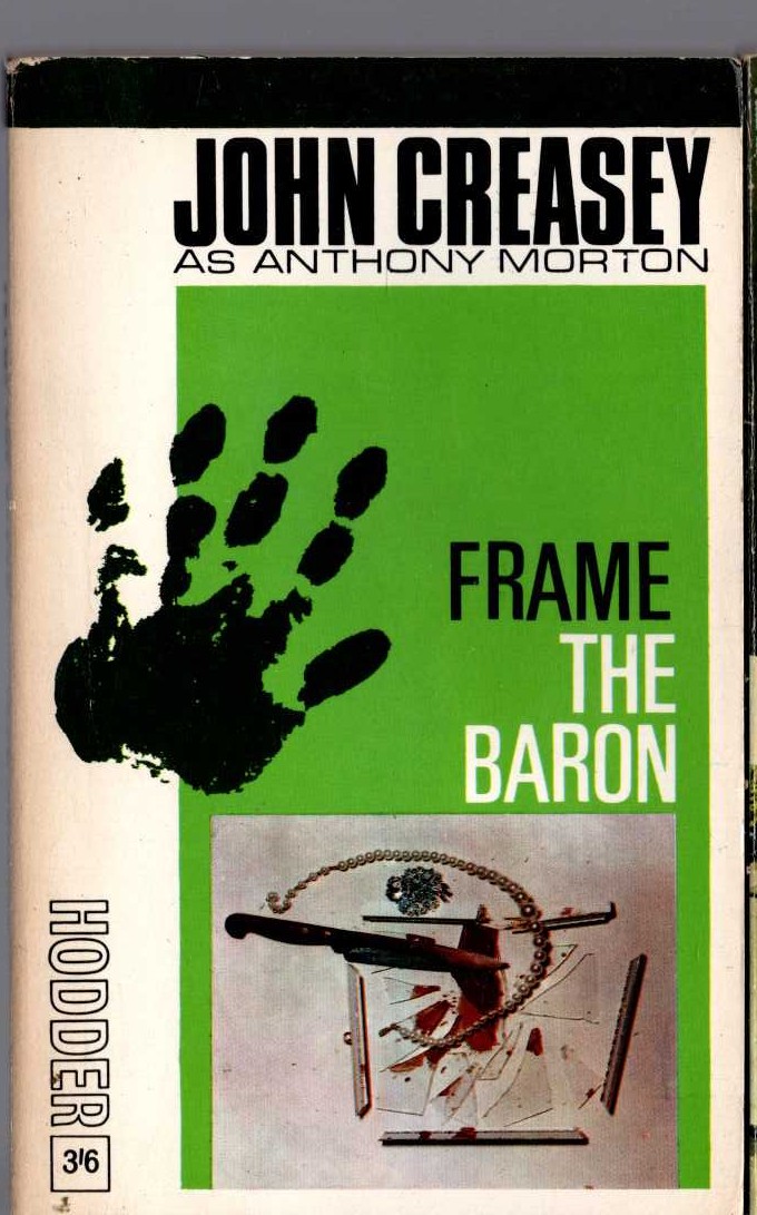 Anthony Morton  FRAME THE BARON front book cover image