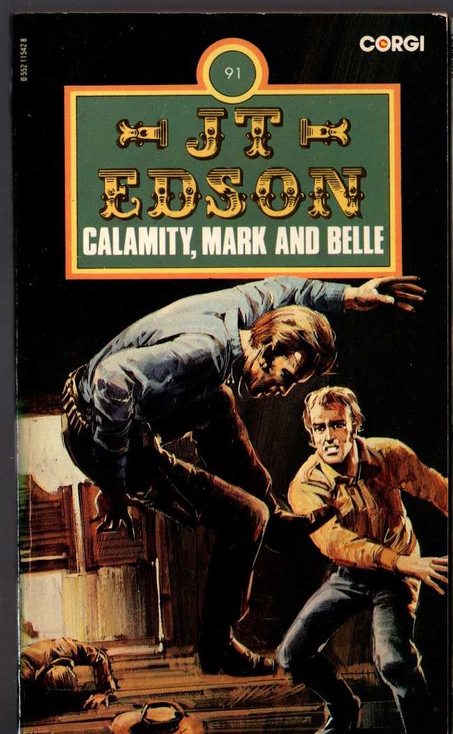 J.T. Edson  CALAMITY, MARK AND BELLE front book cover image