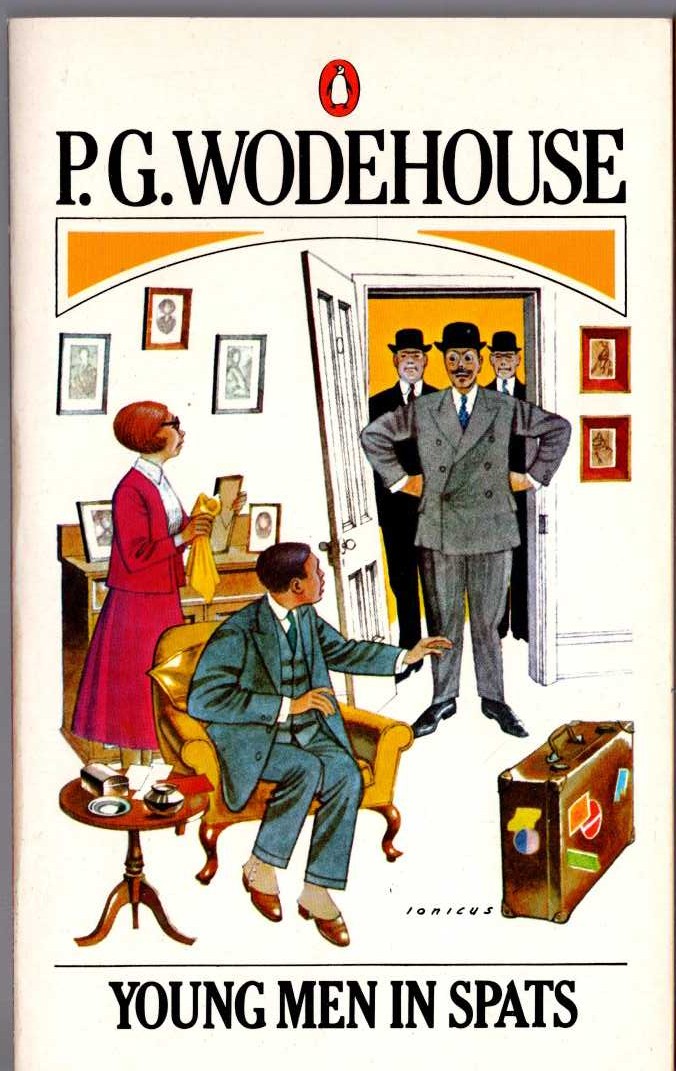 P.G. Wodehouse  YOUNG MEN IN SPATS front book cover image