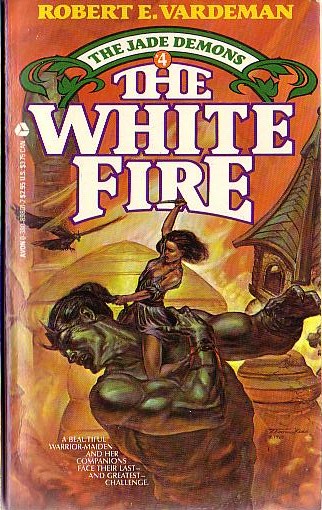 Robert E. Vardeman  THE WHITE FIRE front book cover image