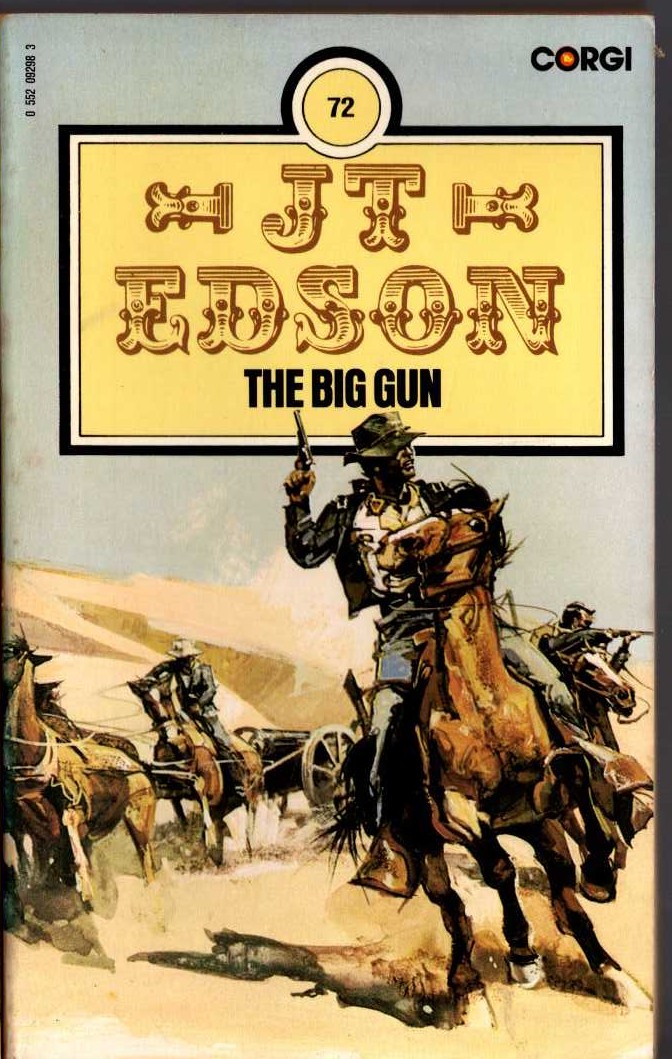 J.T. Edson  THE BIG GUN front book cover image