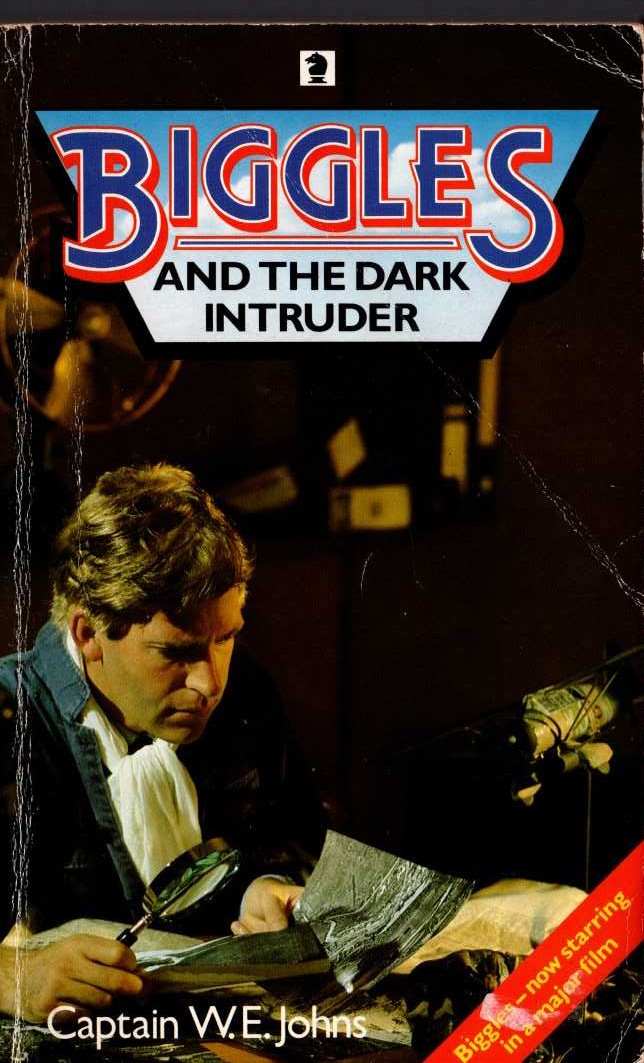 Captain W.E. Johns  BIGGLES AND THE DARK INTRUDER front book cover image