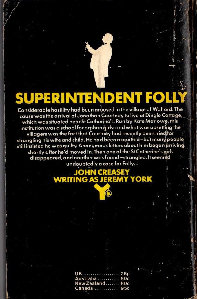 Jeremy York  THE GALLOWS ARE WAITING magnified rear book cover image