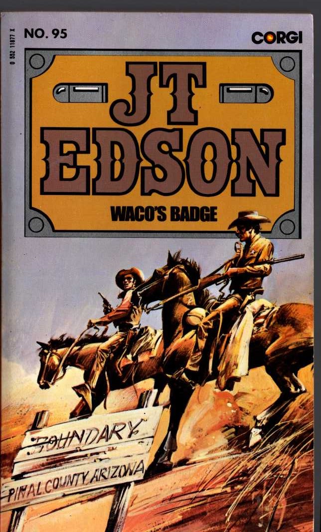 J.T. Edson  WACO'S BADGE front book cover image