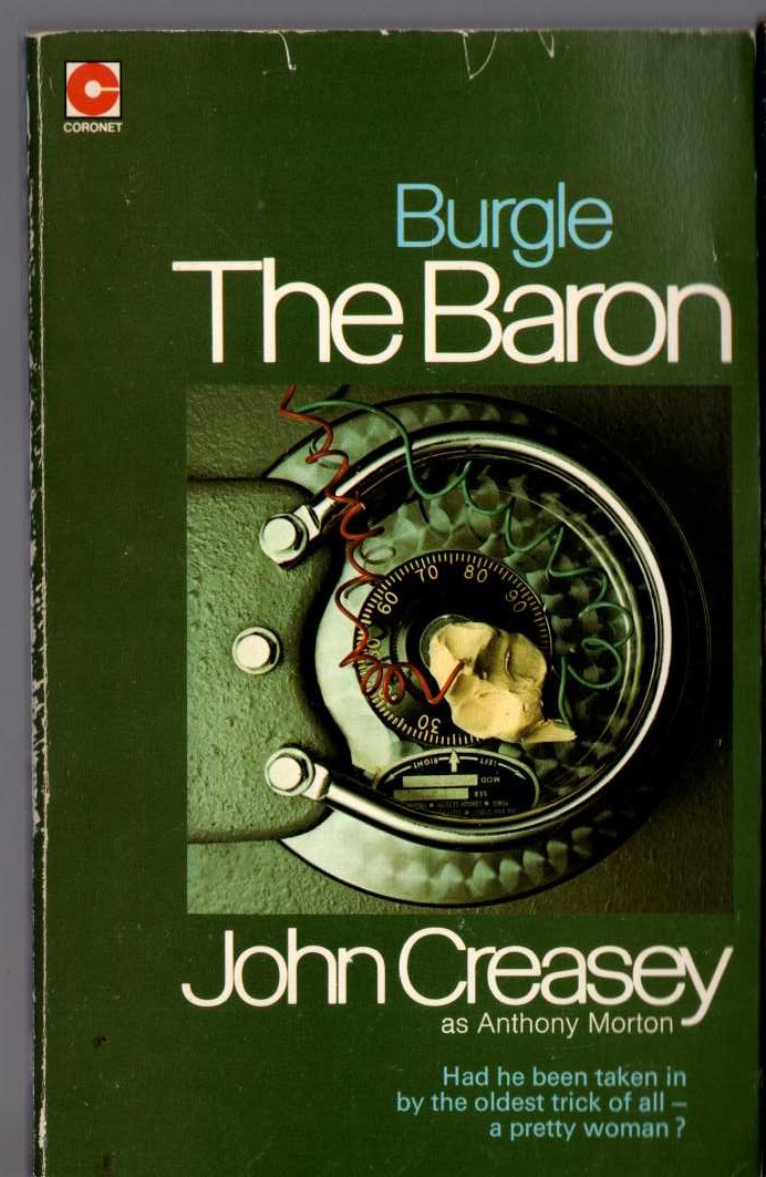 Anthony Morton  BURGLE THE BARON front book cover image