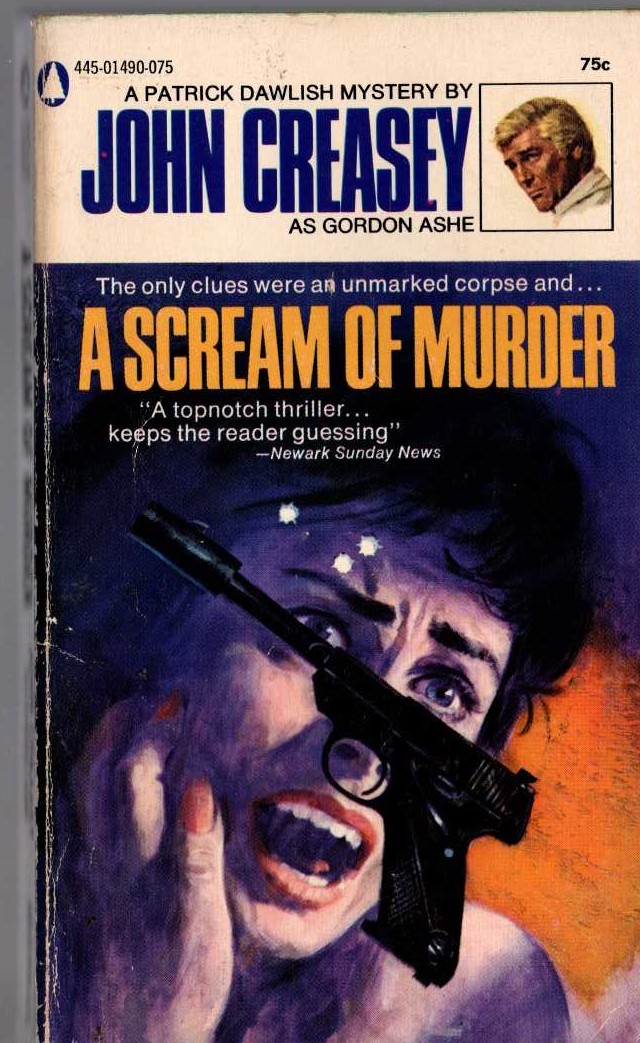 Gordon Ashe  A SCREAM OF MURDER front book cover image