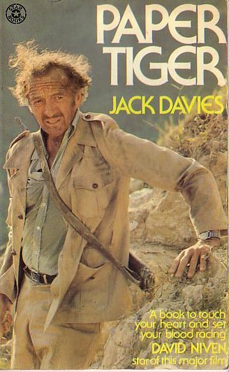 Jack Davies  PAPER TIGER (David Niven) front book cover image