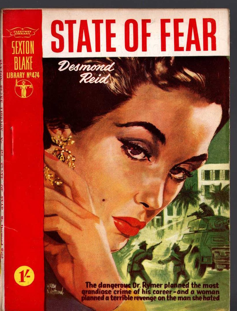 Desmond Reid  STATE OF FEAR (Sexton Blake) front book cover image