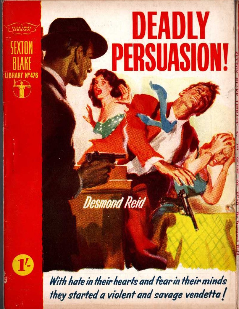 Desmond Reid  DEADLY PERSUASION! (Sexton Blake) front book cover image