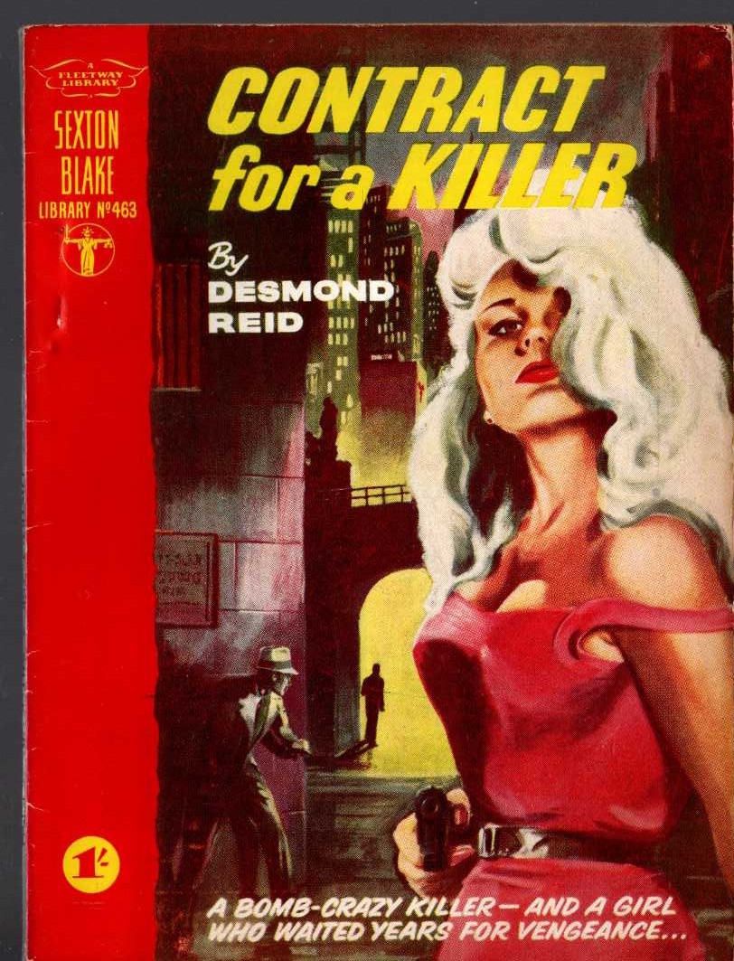 Desmond Reid  CONTRACT FOR A KILLER (Sexton Blake) front book cover image