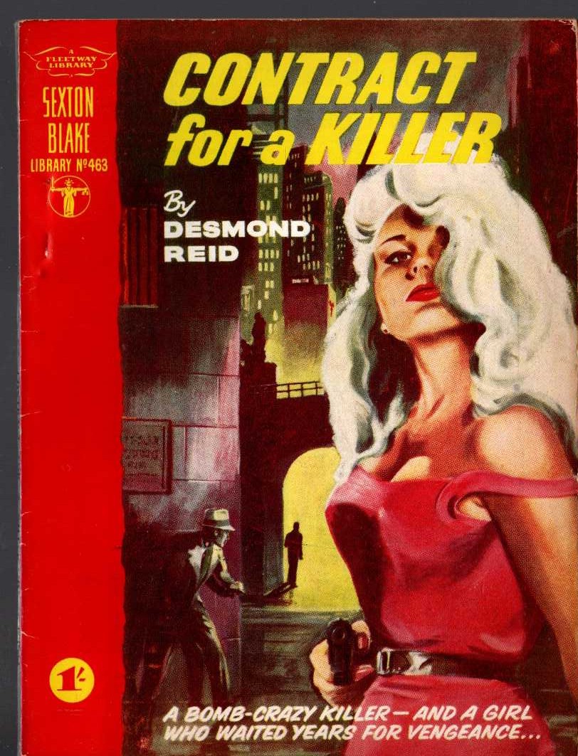 Desmond Reid  CONTRACT FOR A KILLER (Sexton Blake) front book cover image