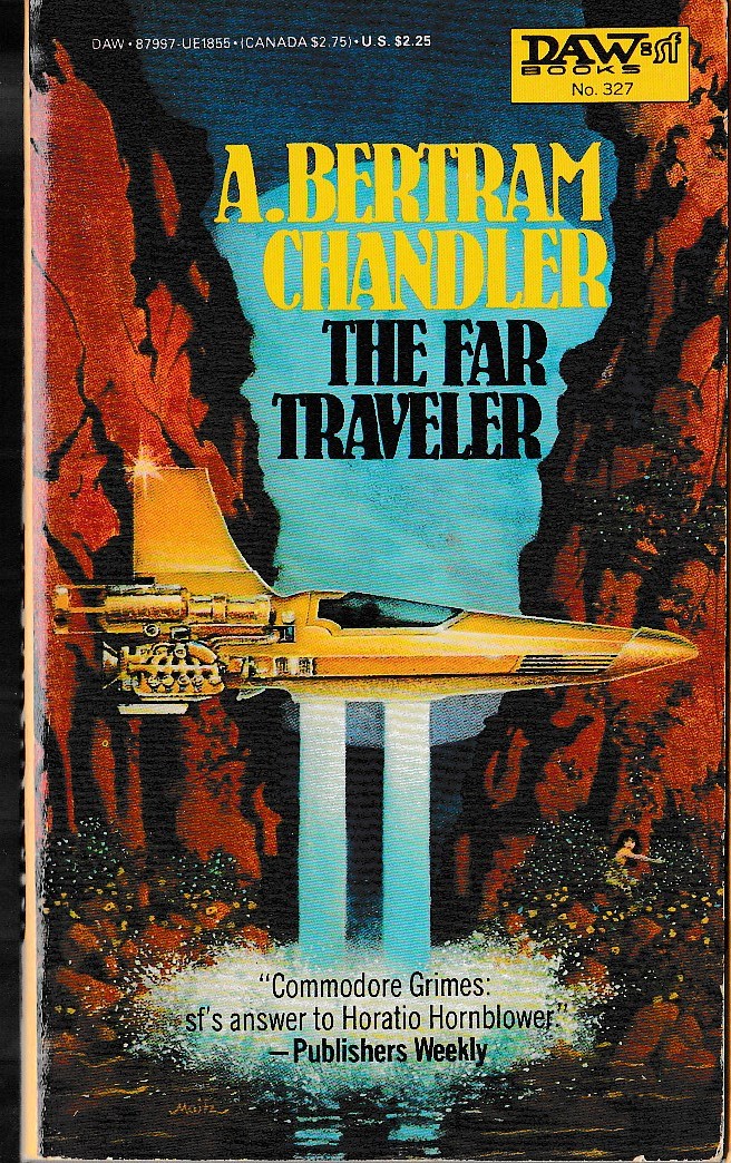 A.Bertram Chandler  THE FAR TRAVELER front book cover image