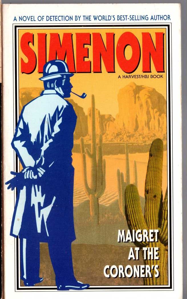 Georges Simenon  MAIGRET AT THE CORONER'S front book cover image