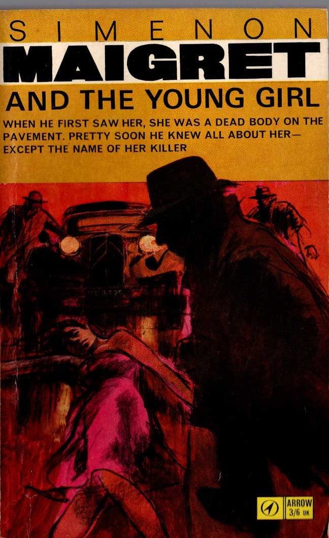 Georges Simenon  MAIGRET AND THE YOUNG GIRL front book cover image