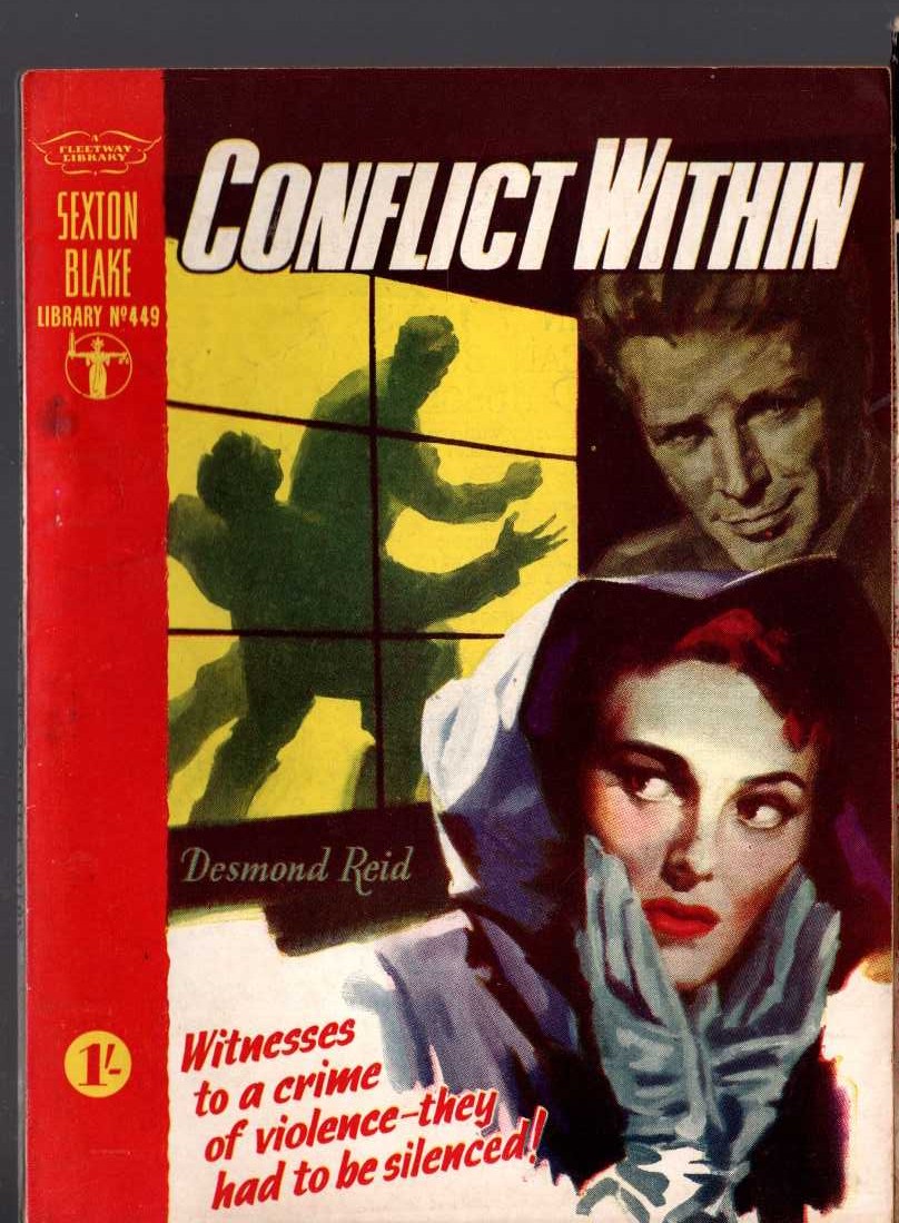 Desmond Reid  CONFLICT WITHIN (Sexton Blake) front book cover image