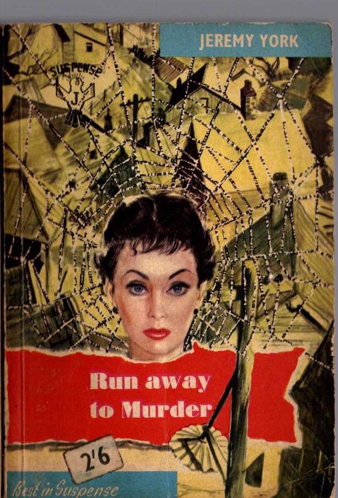 Jeremy York  RUN AWAY TO MURDER front book cover image