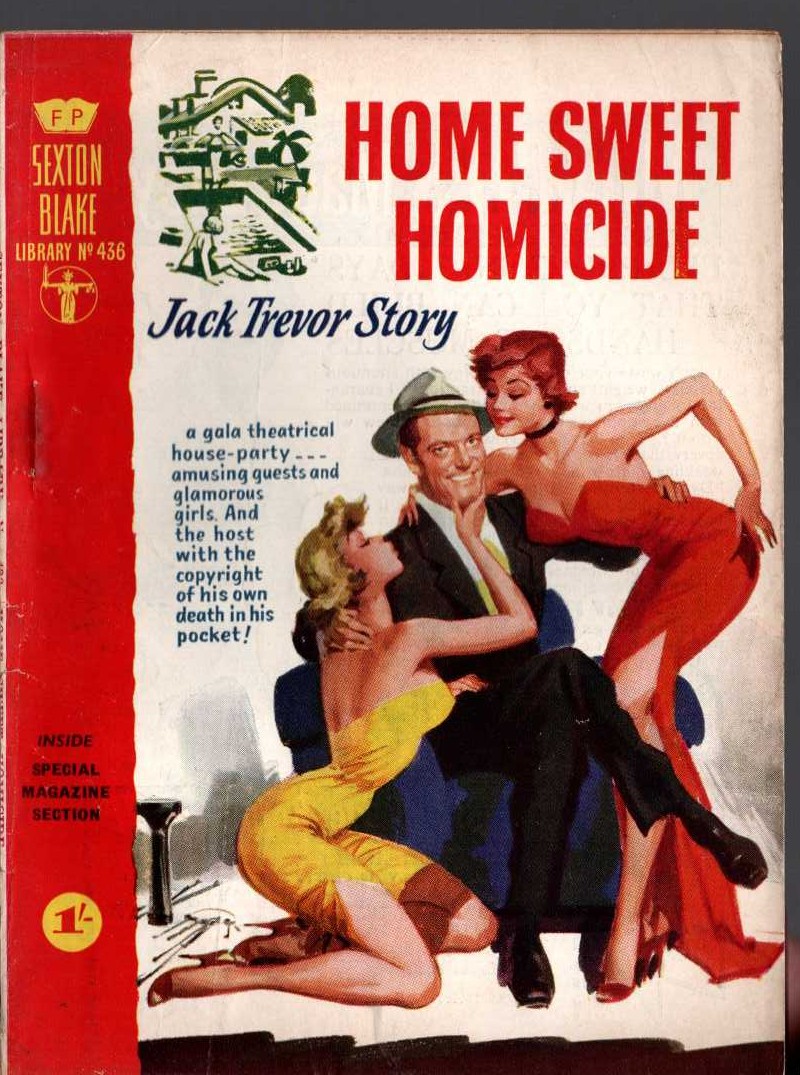 Jack Trevor Story  HOME SWEET HOMICIDE (Sexton Blake) front book cover image