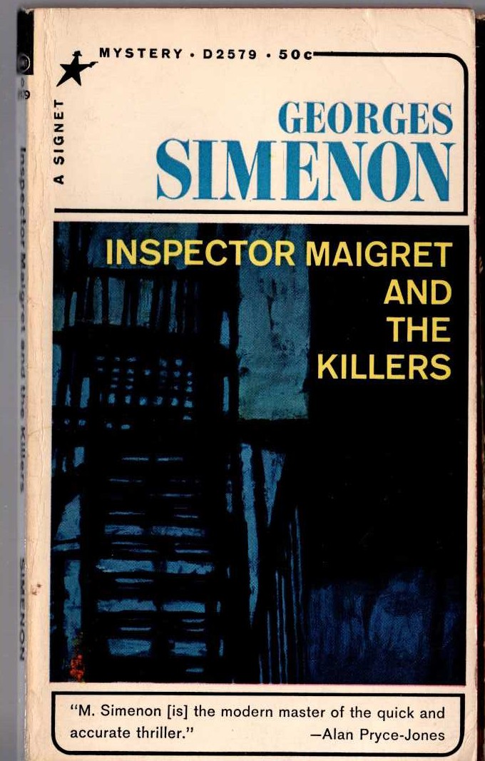 Georges Simenon  INSPECTOR MAIGRET AND THE KILLERS front book cover image