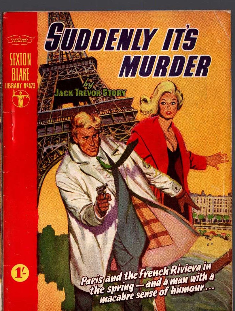 Jack Trevor Story  SUDDENLY IT'S MURDER (Sexton Blake) front book cover image