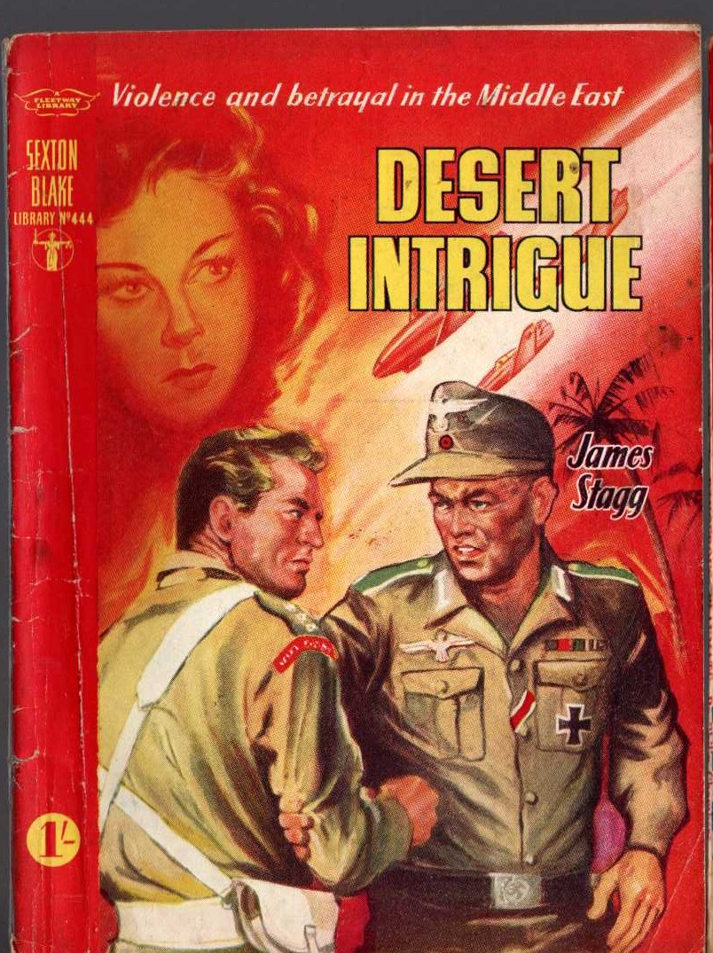 James Stagg  DESERT INTRIGUE (Sexton Blake) front book cover image