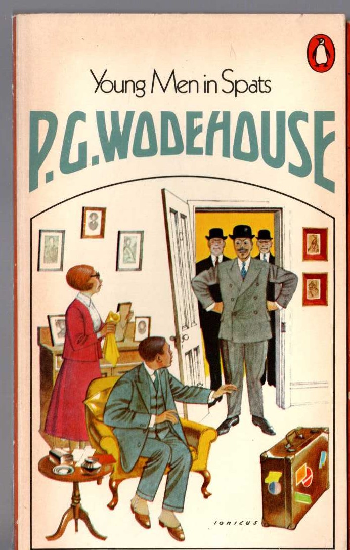 P.G. Wodehouse  YOUNG MEN IN SPATS front book cover image