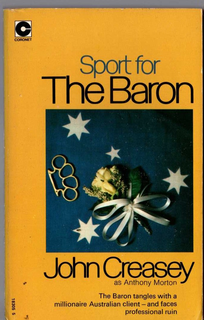Anthony Morton  SPORT FOR THE BARON front book cover image