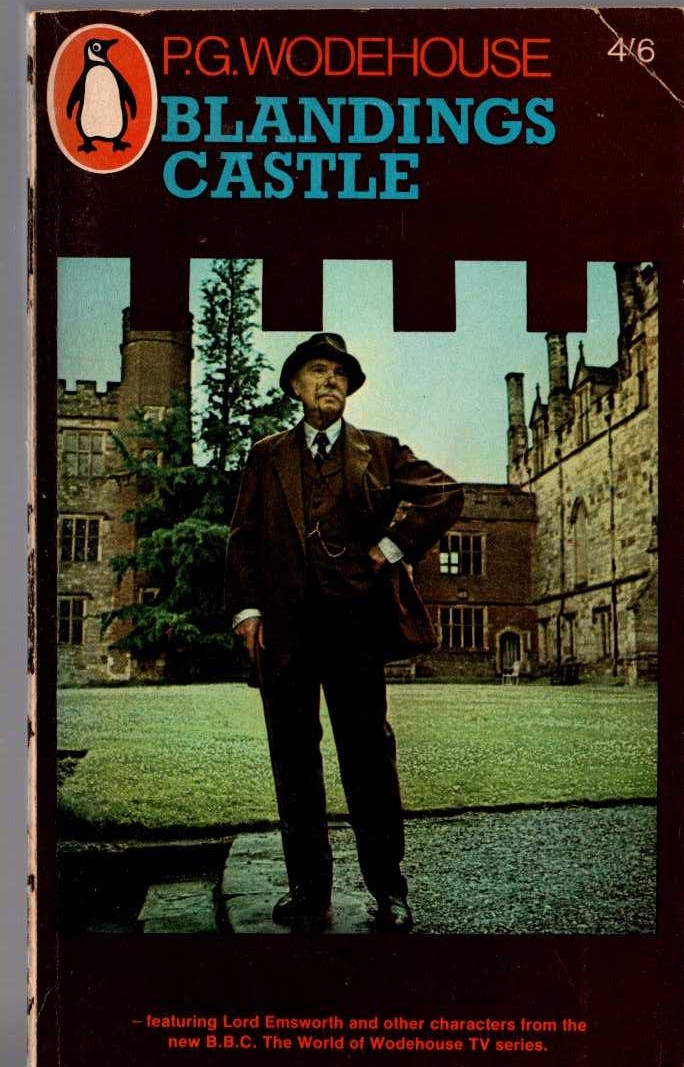 P.G. Wodehouse  BLANDINGS CASTLE (Sir Ralph Richardson) front book cover image