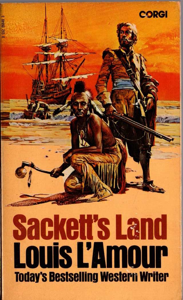 Louis L'Amour  SACKETT'S LAND front book cover image