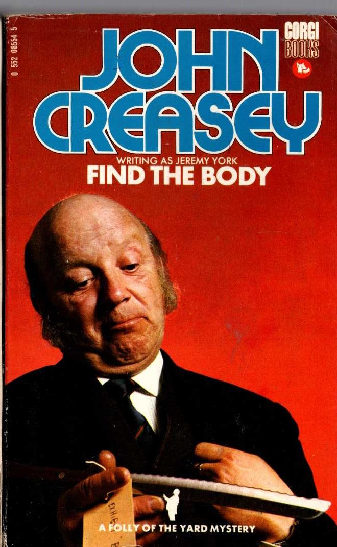 Jeremy York  FIND THE BODY front book cover image