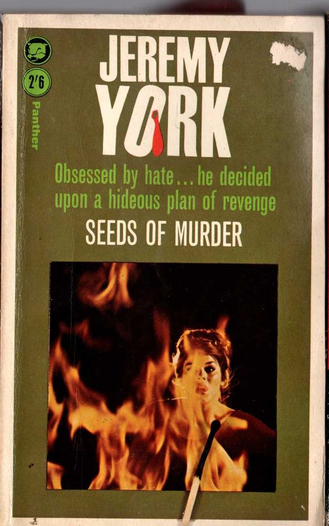 Jeremy York  SEEDS OF MURDER front book cover image