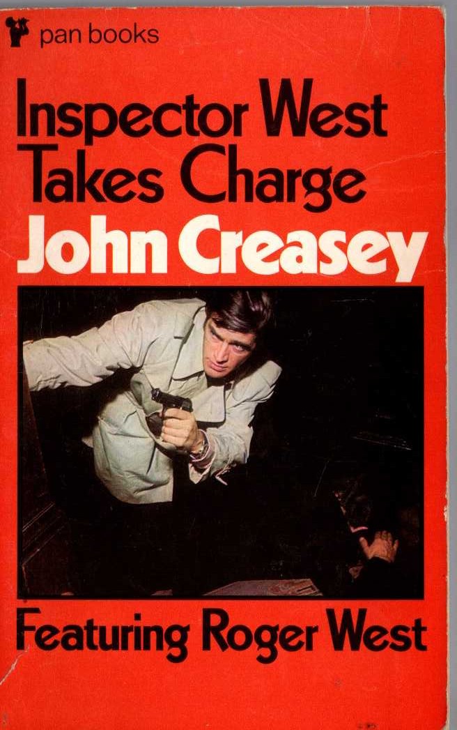 John Creasey  INSPECTOR WEST TAKES CHARGE front book cover image