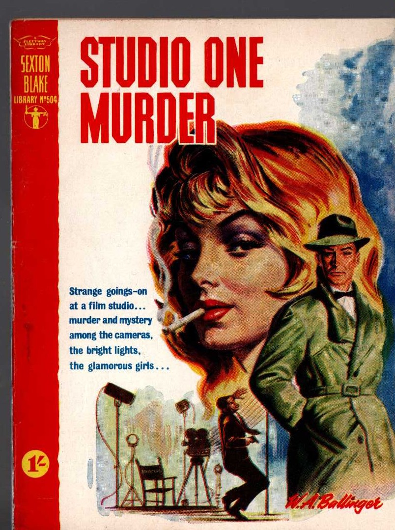 W.A. Ballinger  STUDIO ONE MURDER (Sexton Blake) front book cover image