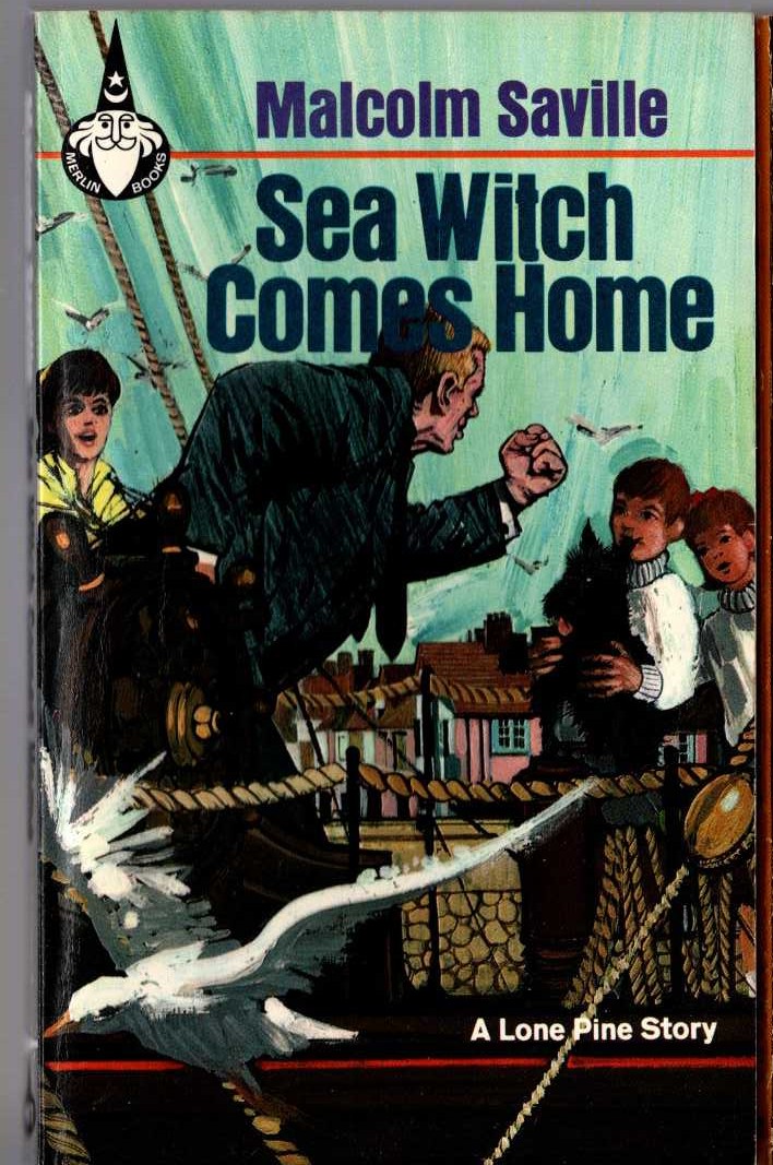 Malcolm Saville  SEA WITCH SOMES HOME front book cover image